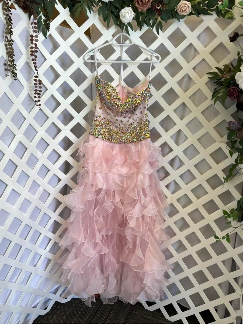 Sherri Hill | Dresses | Sherri Hill Pink Beaded Strapless Mini Dress Tulle Overlay Ruffle Formal Size 6 | Poshmark Sherri Hill | Dresses | Sherri Hill Pink Beaded Strapless Mini Dress Tulle Overlay Ruffle Formal Size 6 | Poshmark